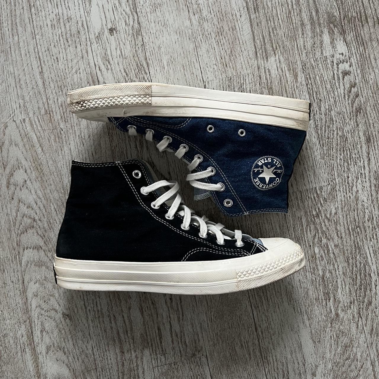 Converse Men's White And Navy Trainers 