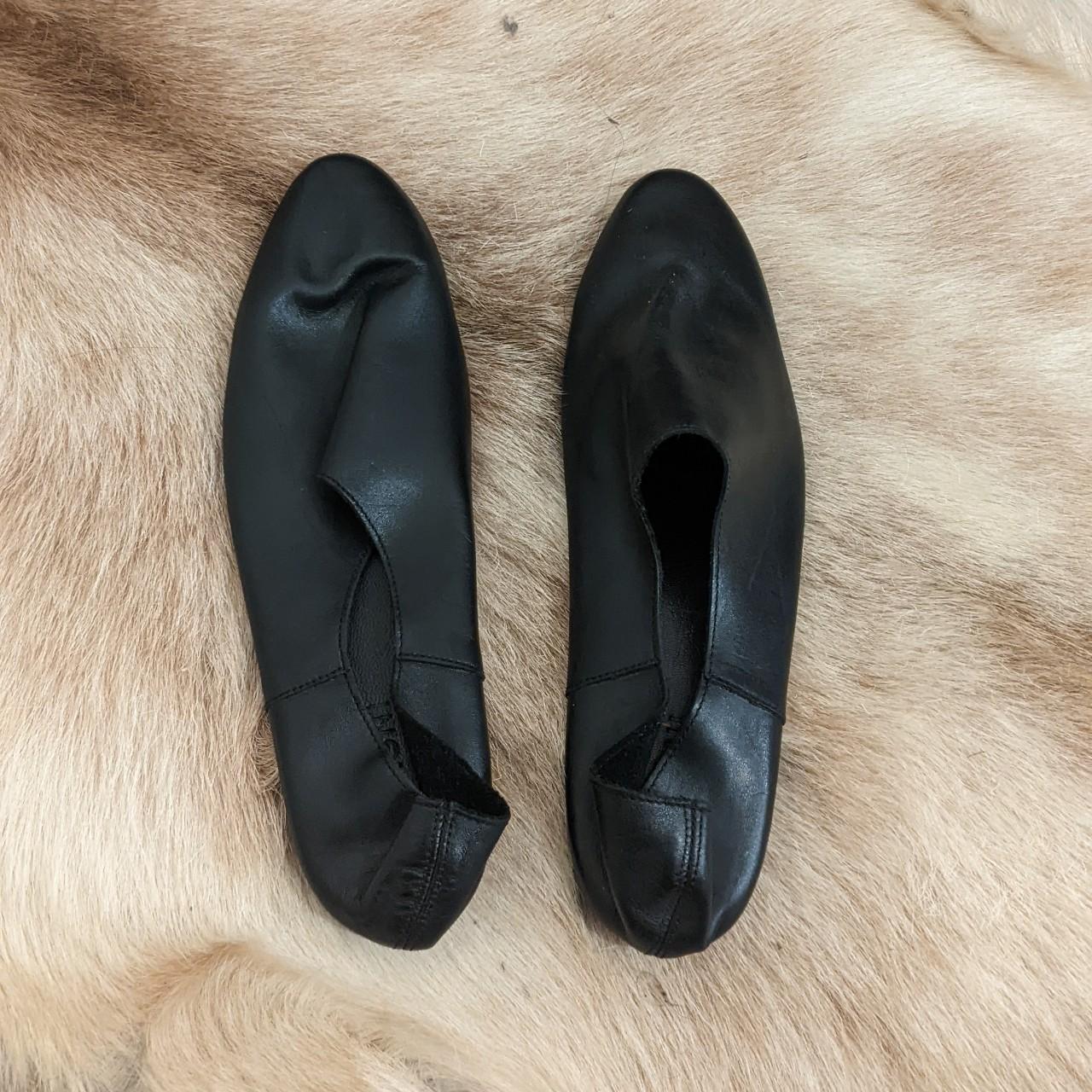 St. Agni Anna black soft leather ballet flat shoes... - Depop