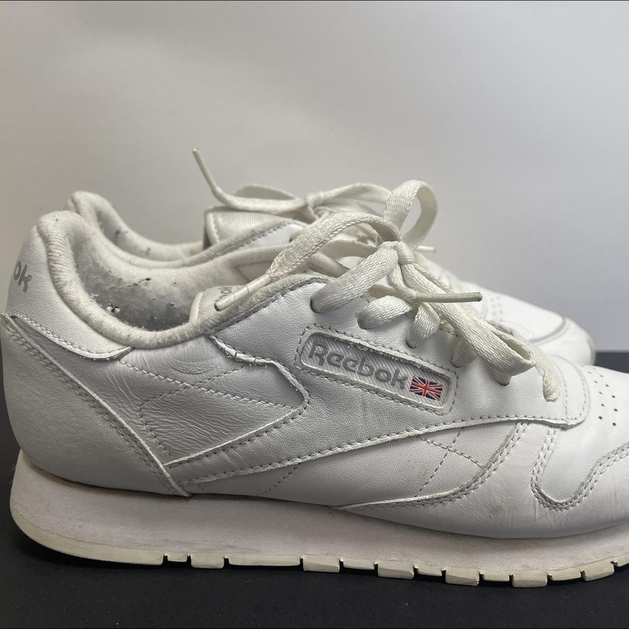 Reebok Classic white trainers UK size 6 Good... Depop