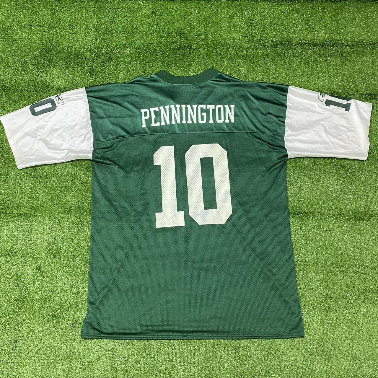 NFL, Shirts & Tops, New York Jets Chad Pennington Reebok White Nfl  Football Jersey