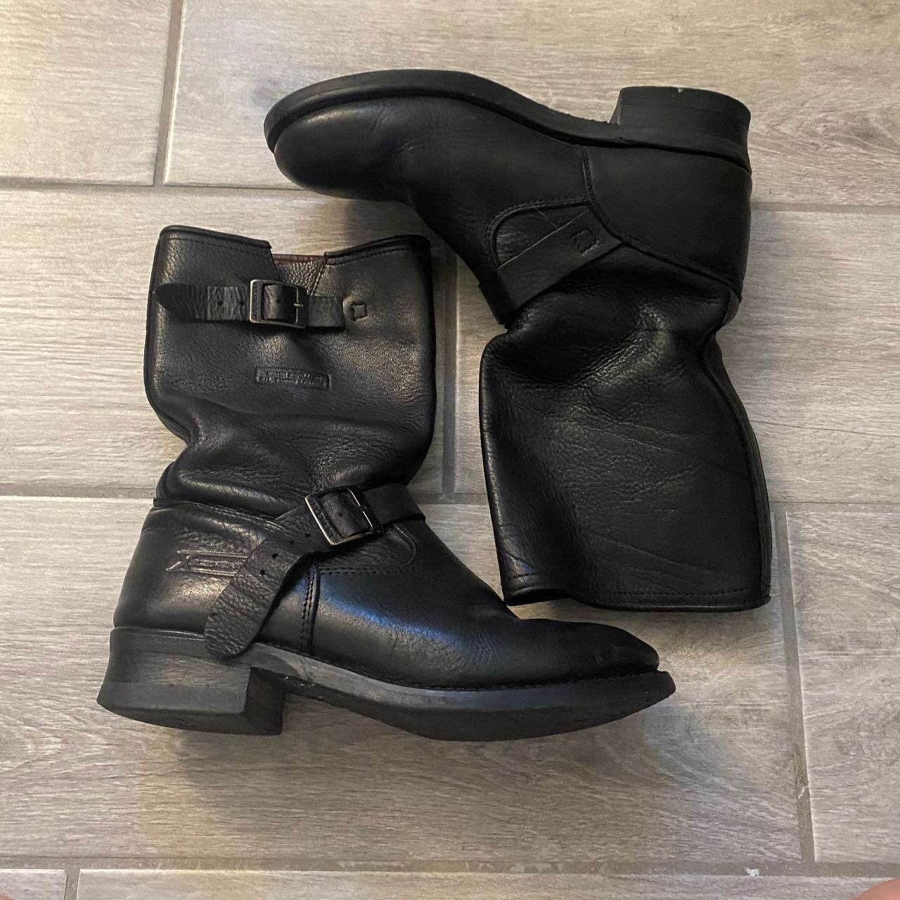 X-Element biker boots- Size 10.5 but can fit a... - Depop