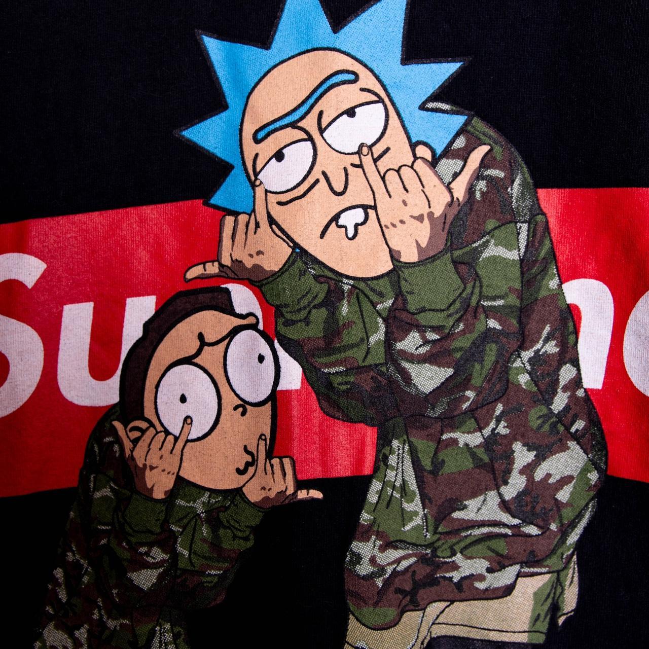 Bape Supreme Shirt Rick And Morty Rick And Morty Hoodie Supreme Top