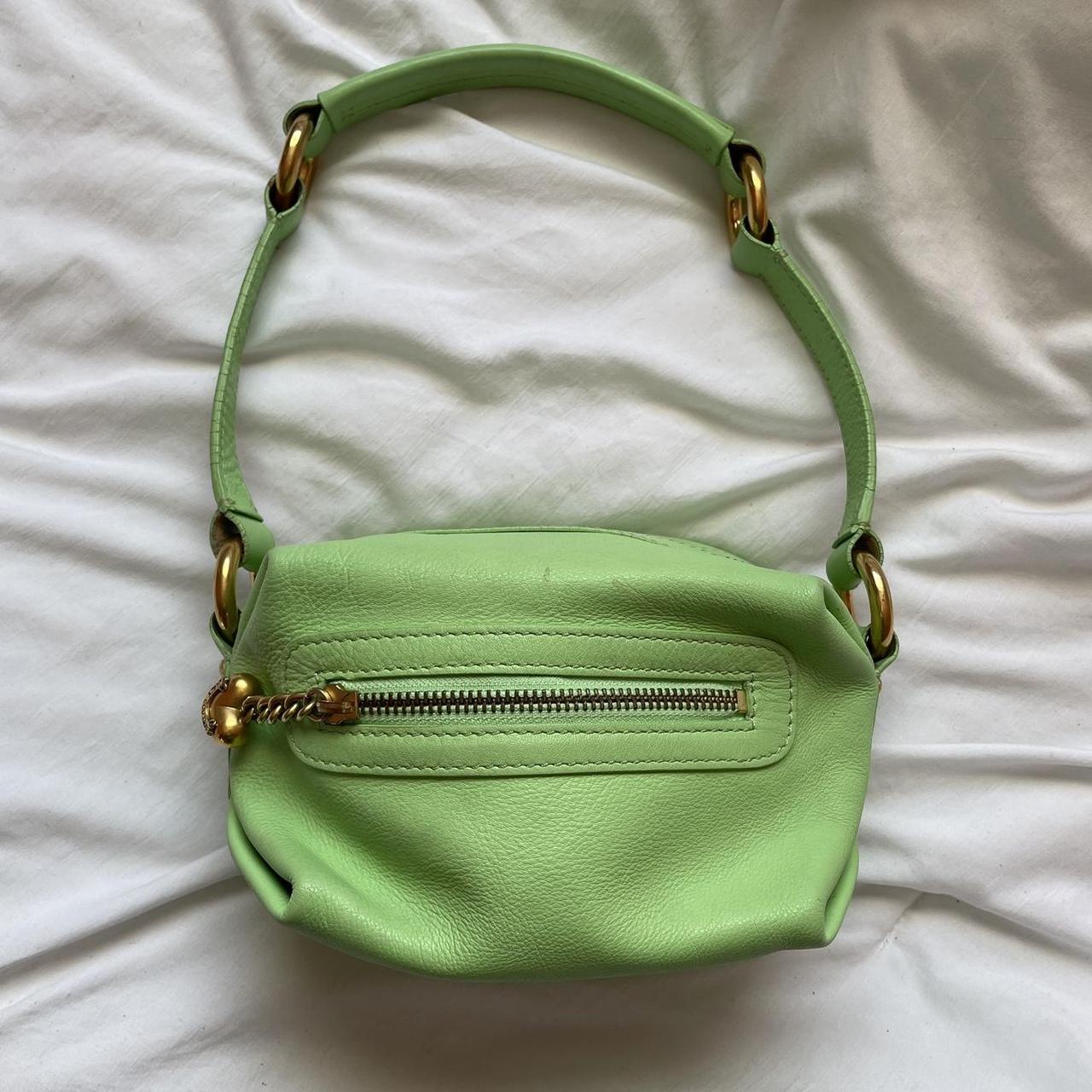 Green, small Juicy Couture shoulder bag! Has been... - Depop