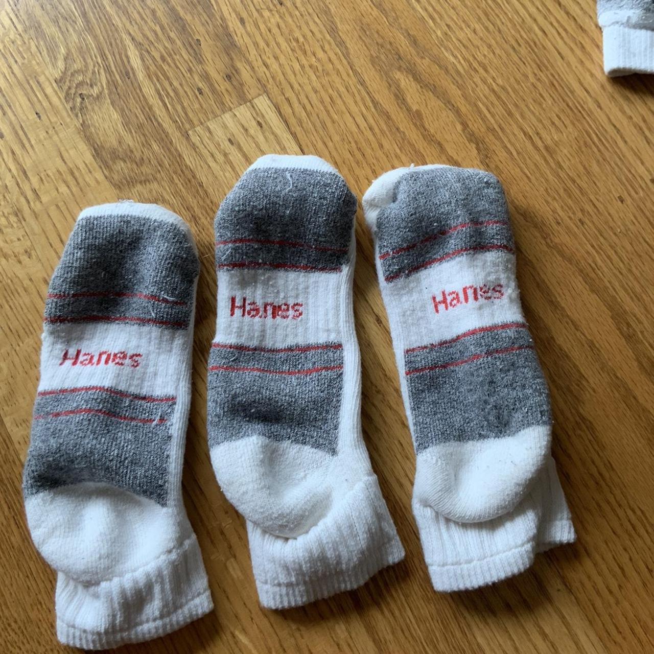 Hanes Men's White Socks | Depop