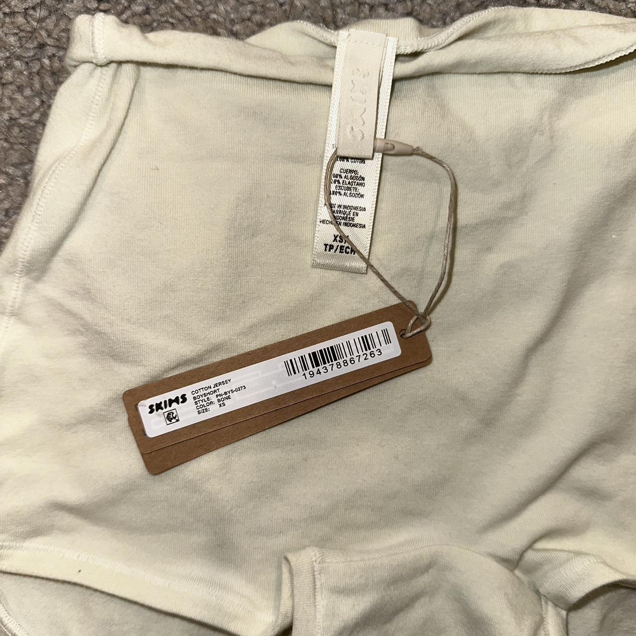 Skims off white boy short NWT Always snatches... - Depop