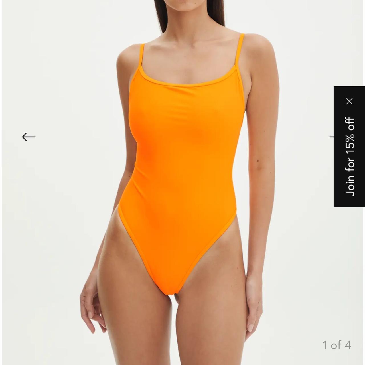 Orange Glassons one piece swimsuit Bought but... Depop