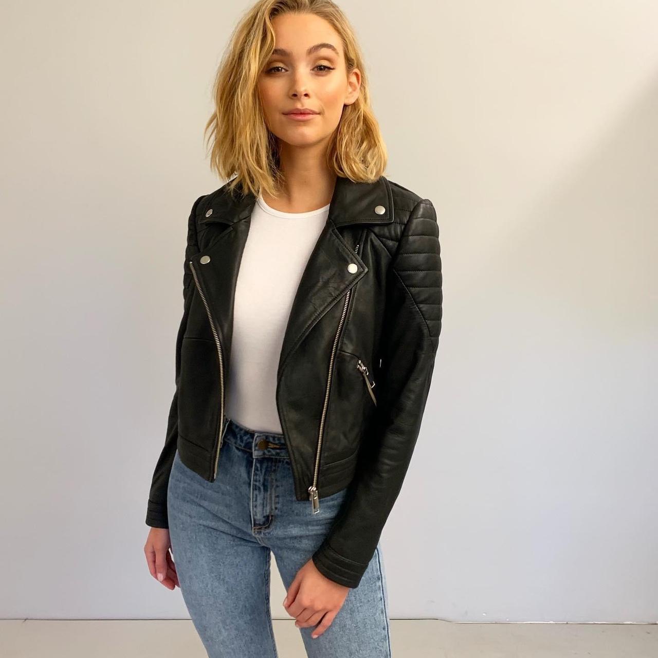 Kookai genuine 100% leather jacket,