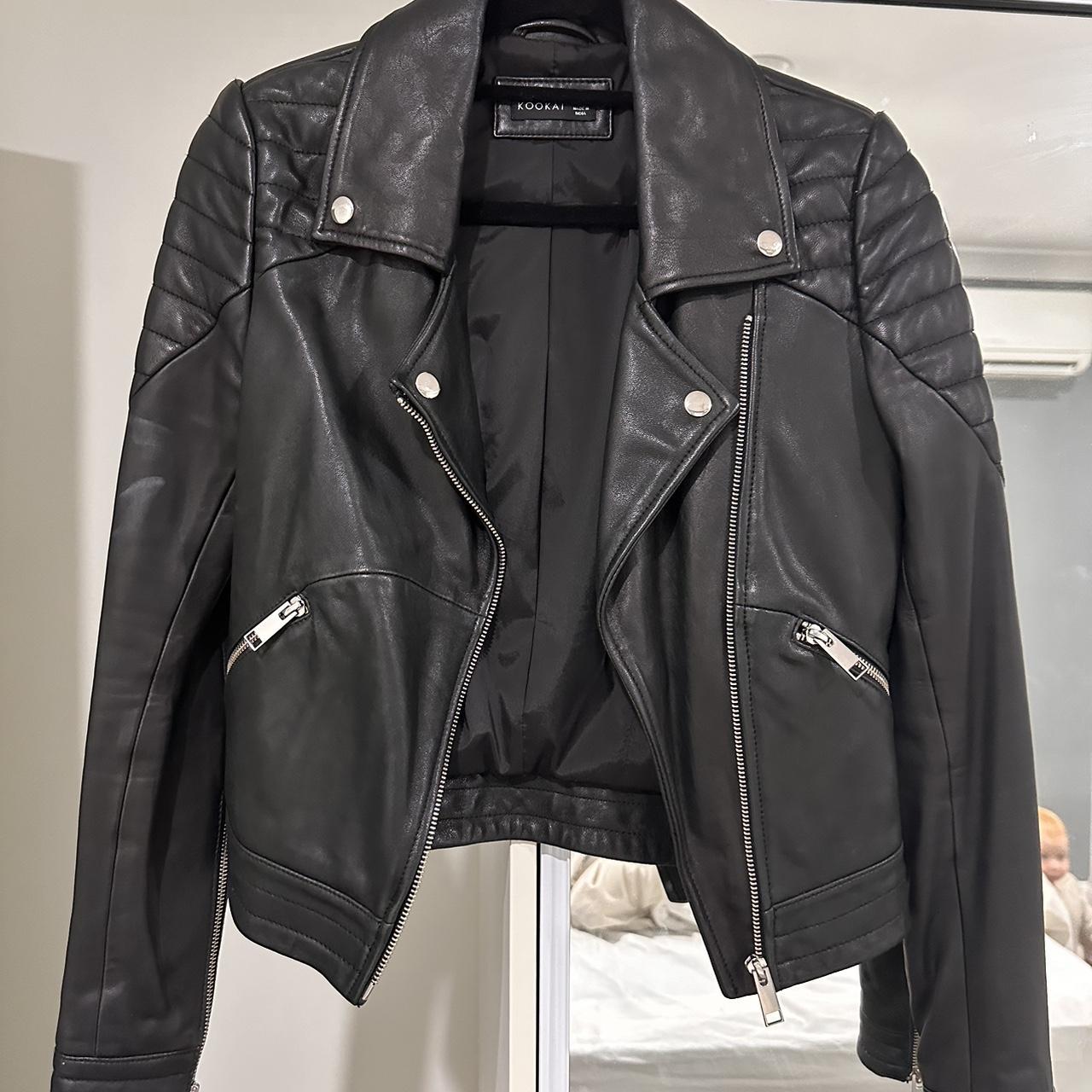 Kookai genuine 100% leather jacket,