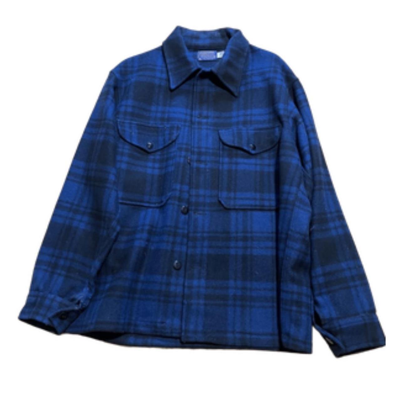 Pendleton Men's Jacket - Blue/Navy - M – Vintage … - image 1
