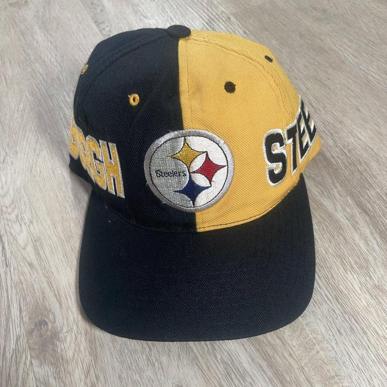 Vintage Pittsburgh Steelers Hat NFL Cap Snapback - Depop