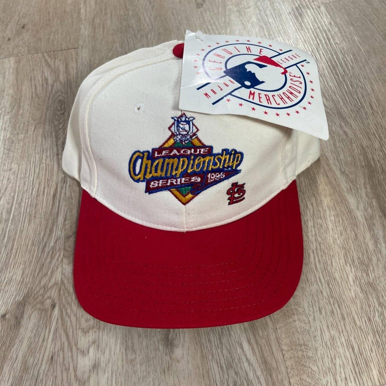 VINTAGE St Louis Cardinals Hat Cap Snap Back Red White Trucker