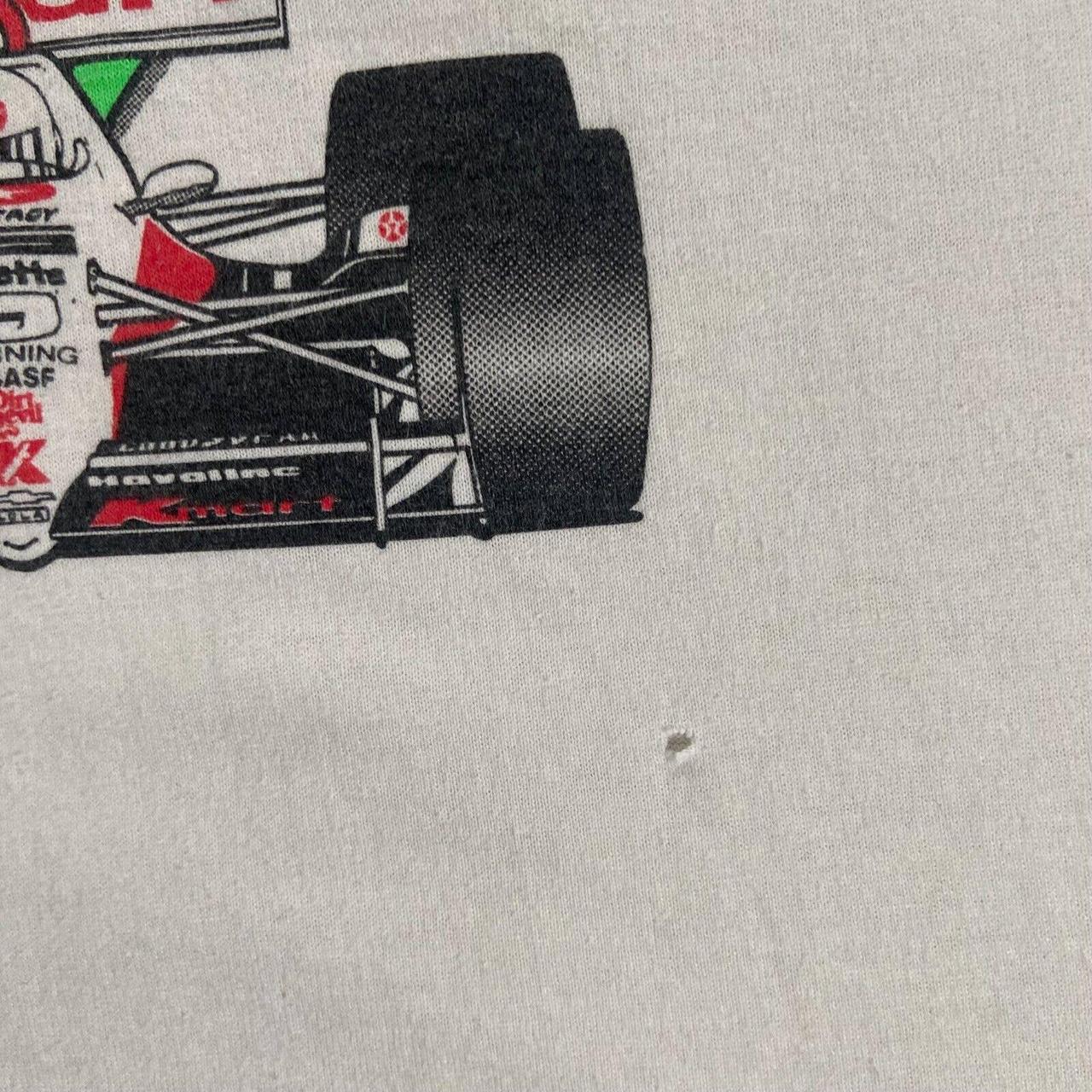 Mario Michael Andretti T-Shirt Vintage KMart Indy... - Depop