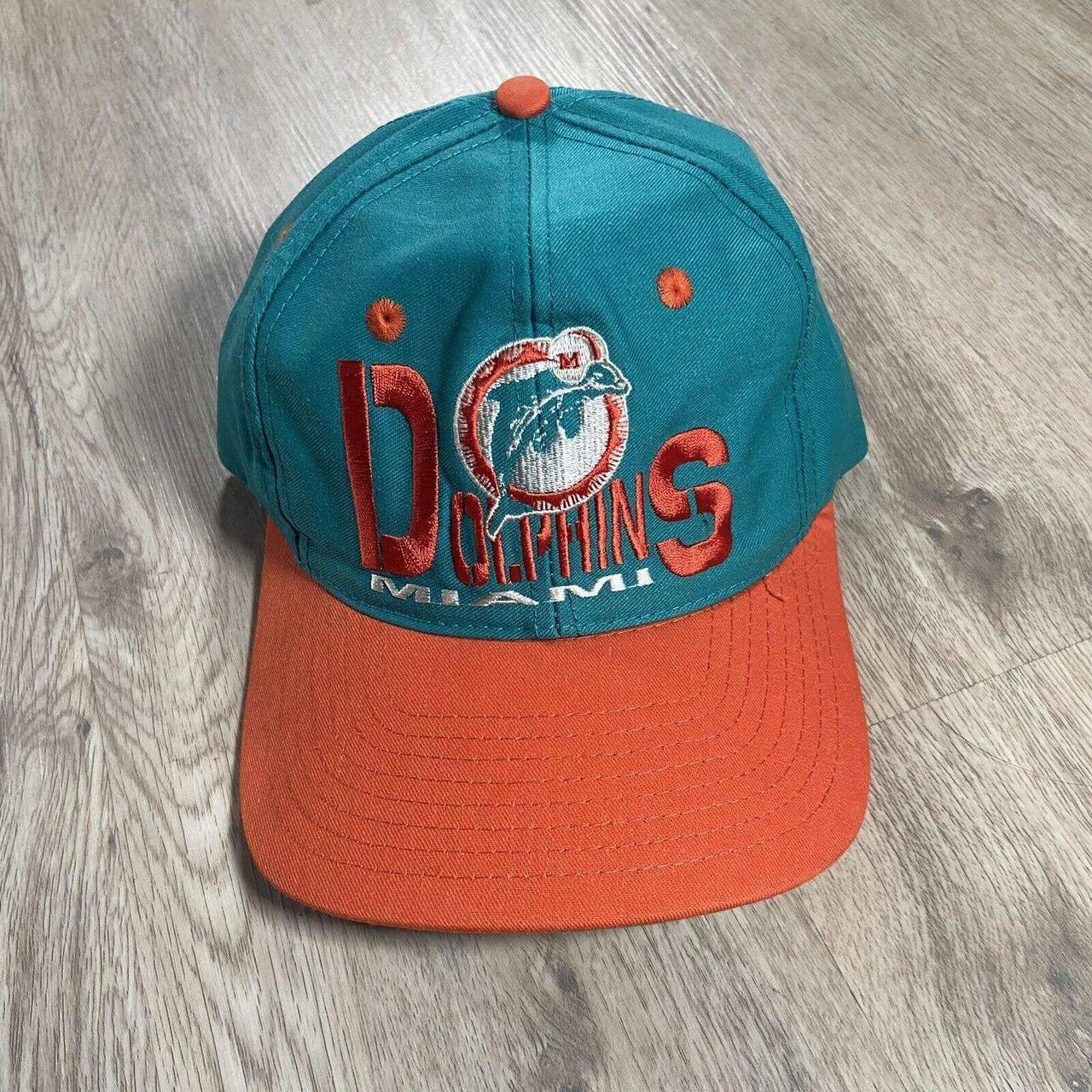 Vintage 90s NFL Miami Dolphins Hat Logo Athletic Pro - Depop