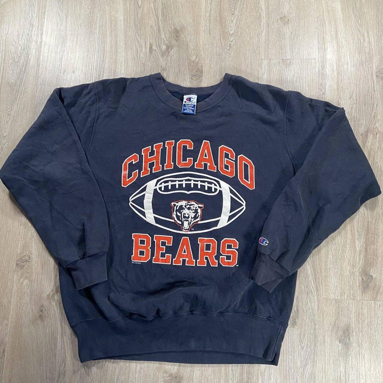 Vintage 1996 Chicago Bears Sweatshirt Men XL - Depop