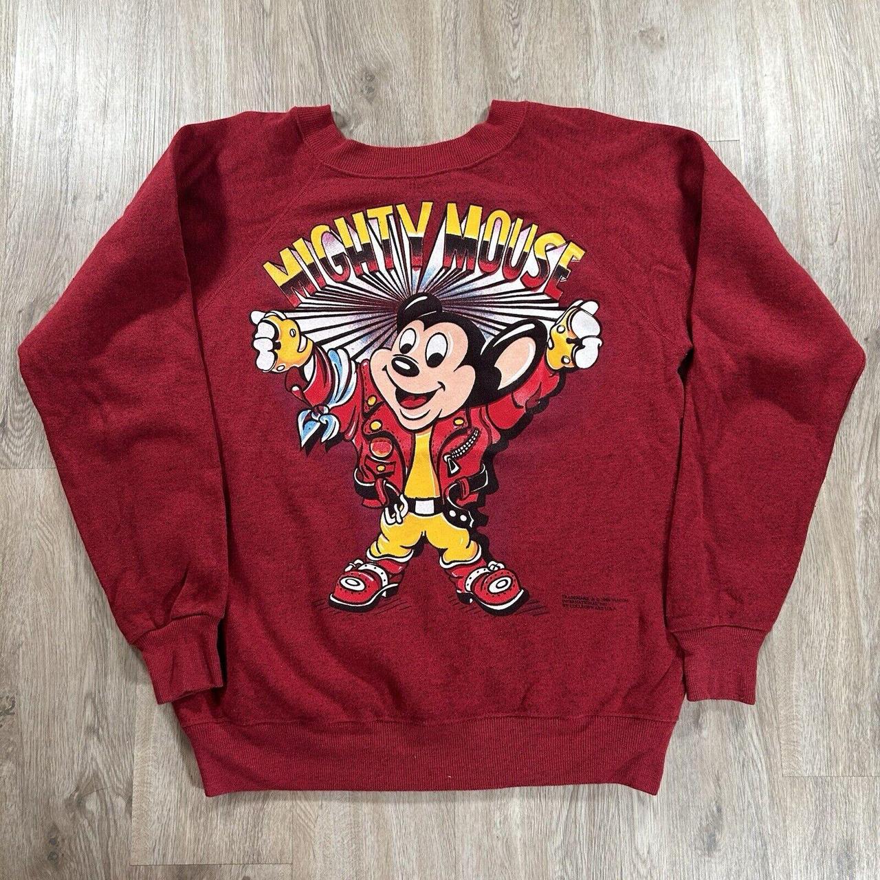 90s Mighty Mouse スウェット Vintage 1994 Mighty Mouse Sweatshirt Men Medium | Depop
