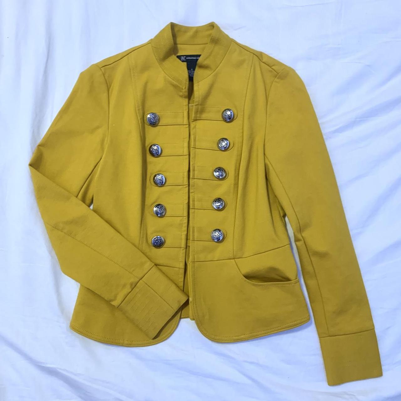 Mustard yellow military jacket hotsell