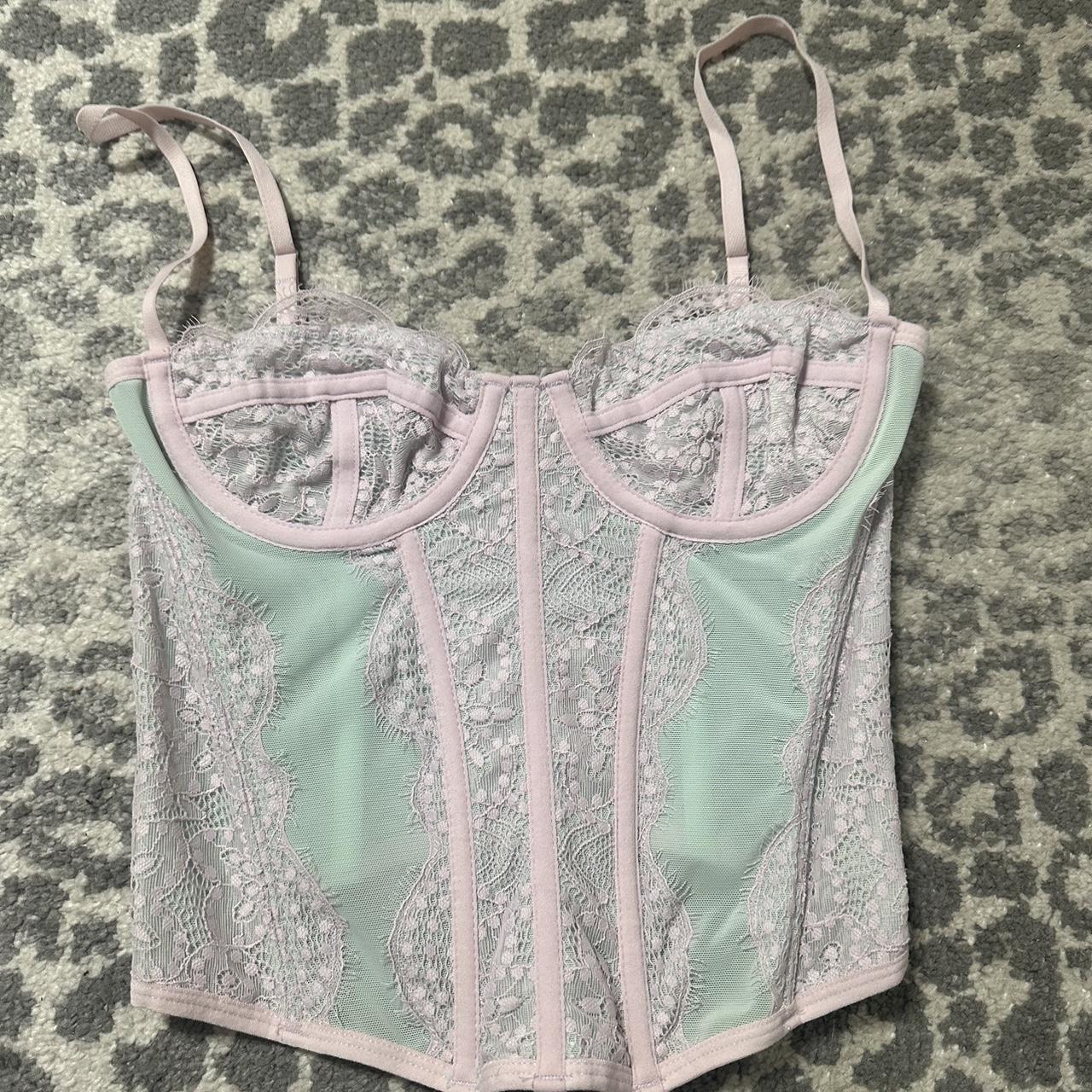 RARE urban outfitters middleton pink corset fashion