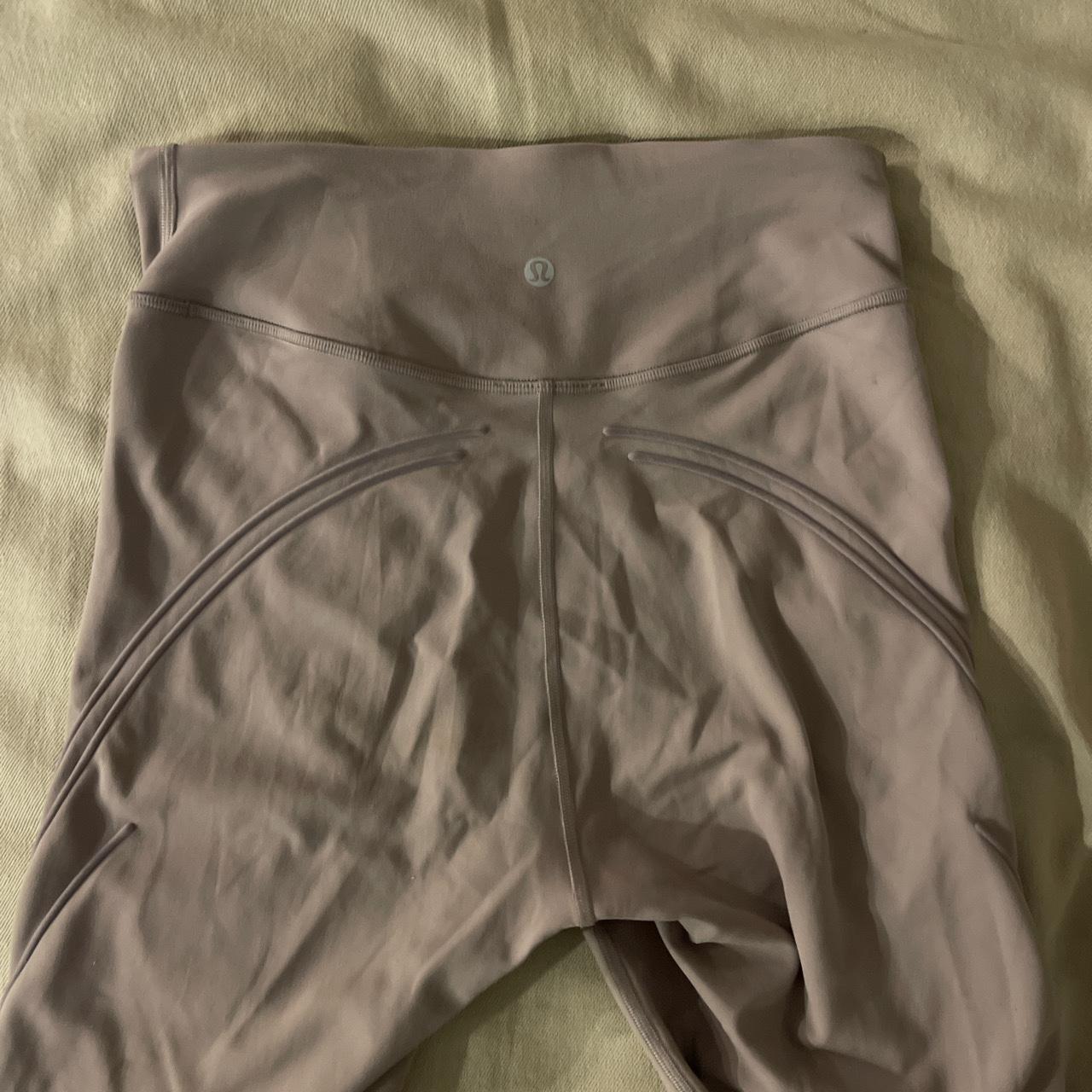 LULULEMON light purple leggings size 8