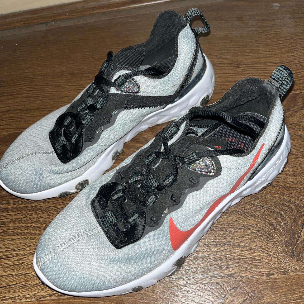 womans grey nike trainers