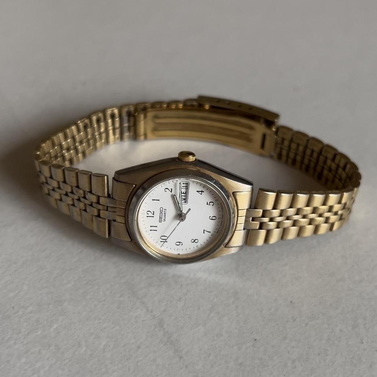 Vintage gold tone Seiko women’s watch Has... - Depop