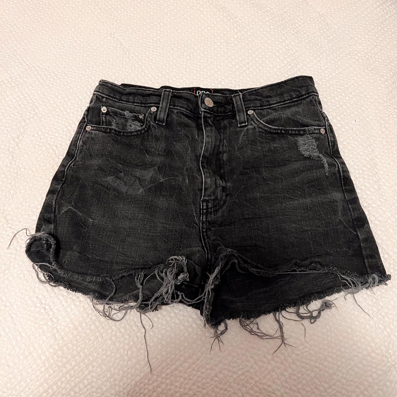 bdg black jean shorts