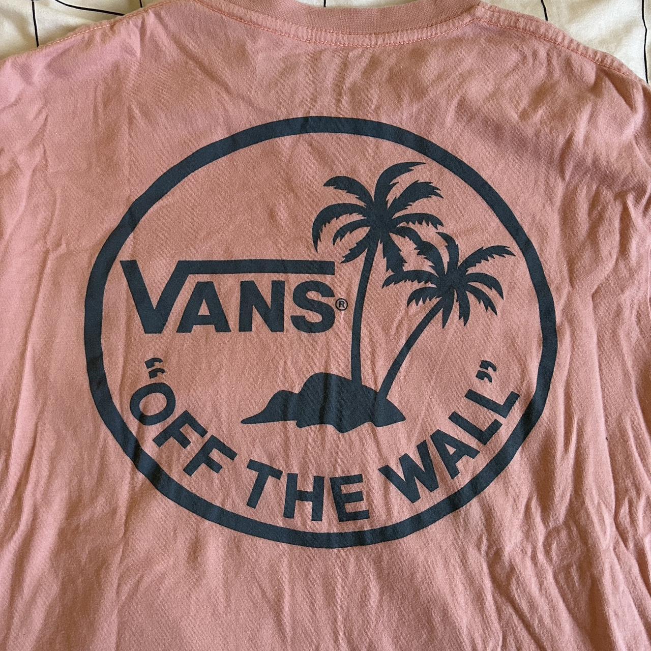 Pink palm tree vans best sale