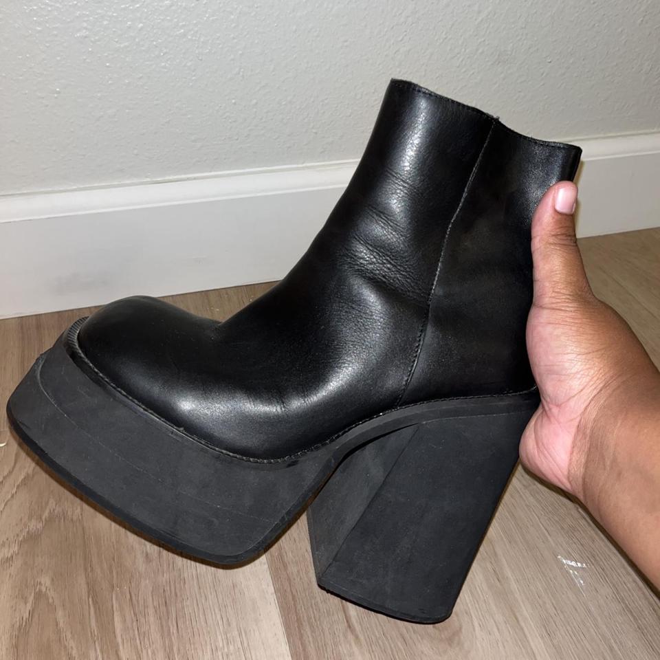 UNIF brat boots, lightly worn, SIZE 8 100% genuine... - Depop