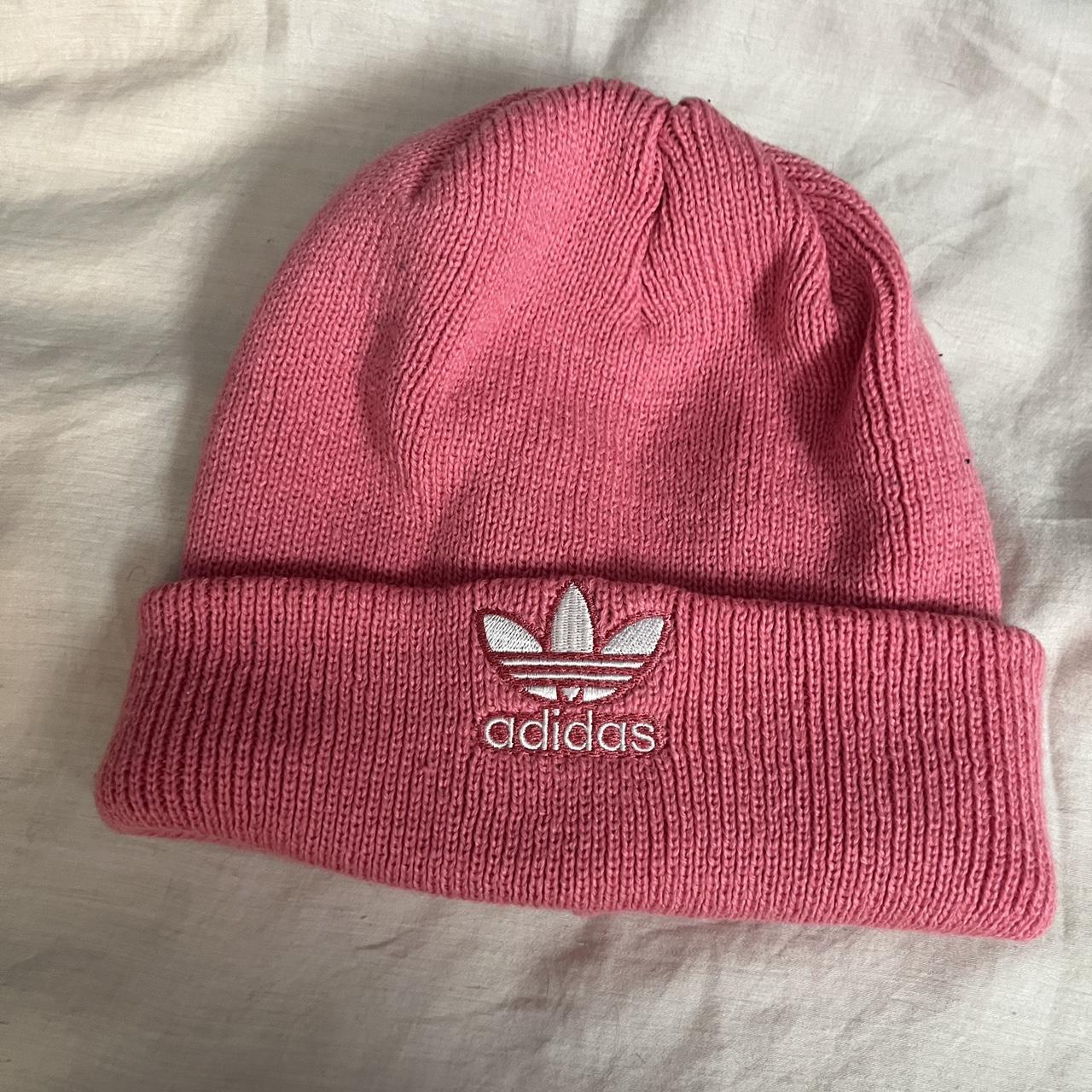 Adidas pink beanie One size new without tags. Depop