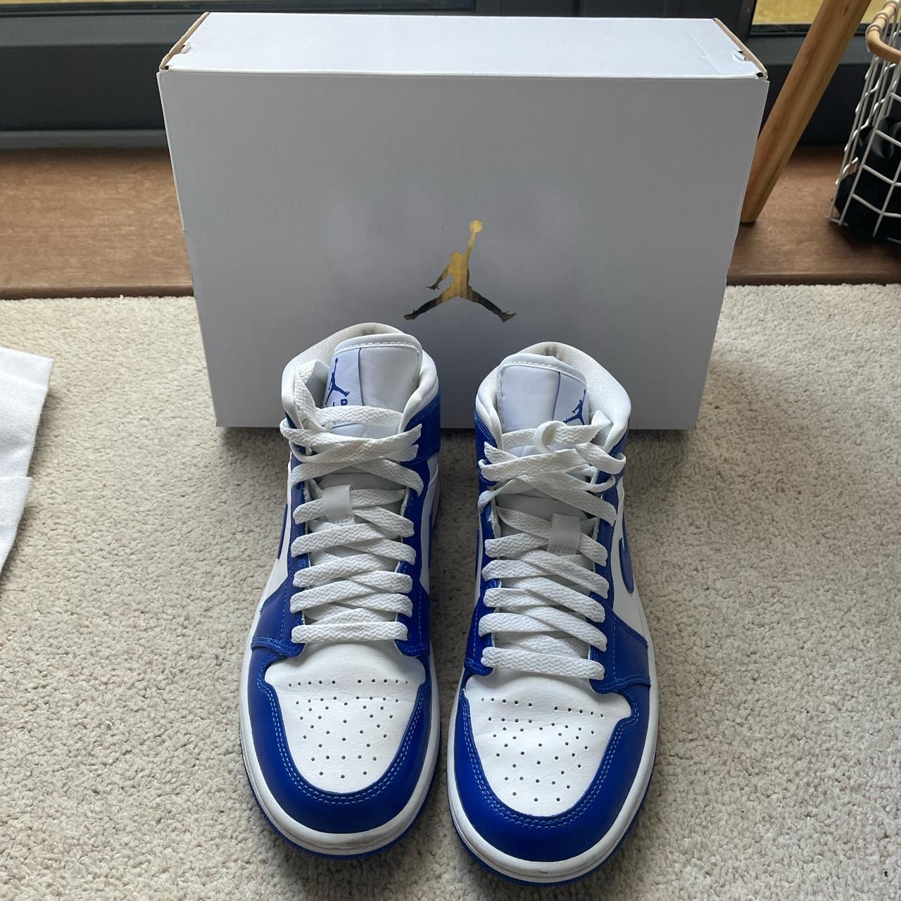 nike air jordan 1 blue and white womens