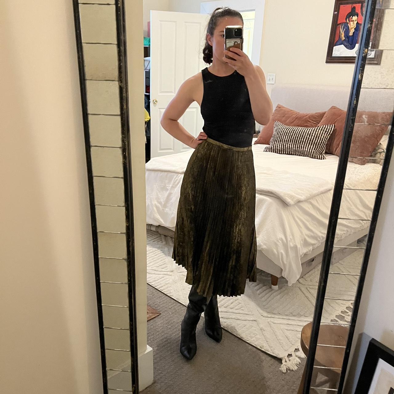 Banana Republic Women's Skirt Khaki/Green – Banana Republic