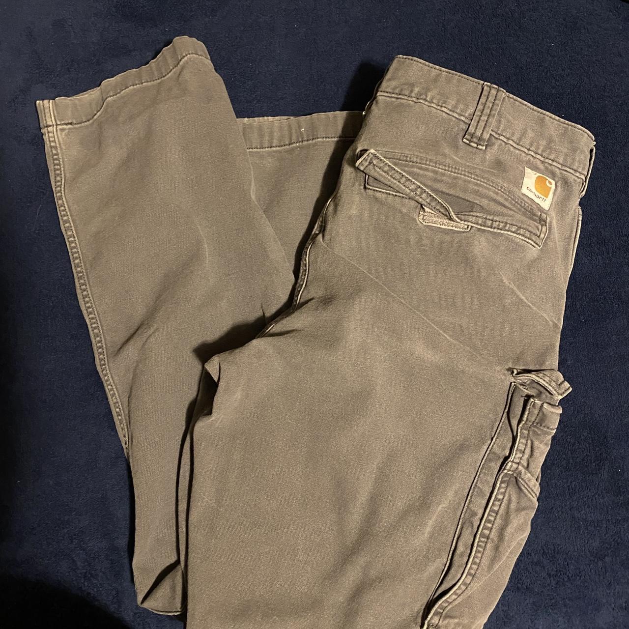 Carhartt Men's Grey Trousers | Depop