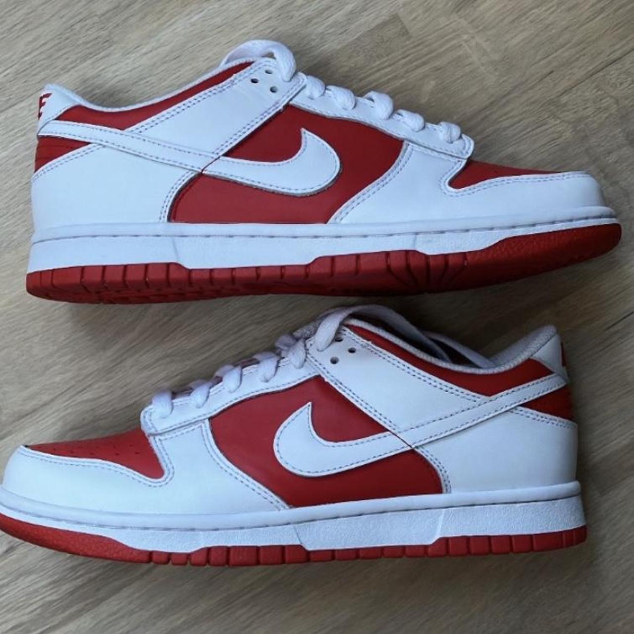 mens red and white nikes