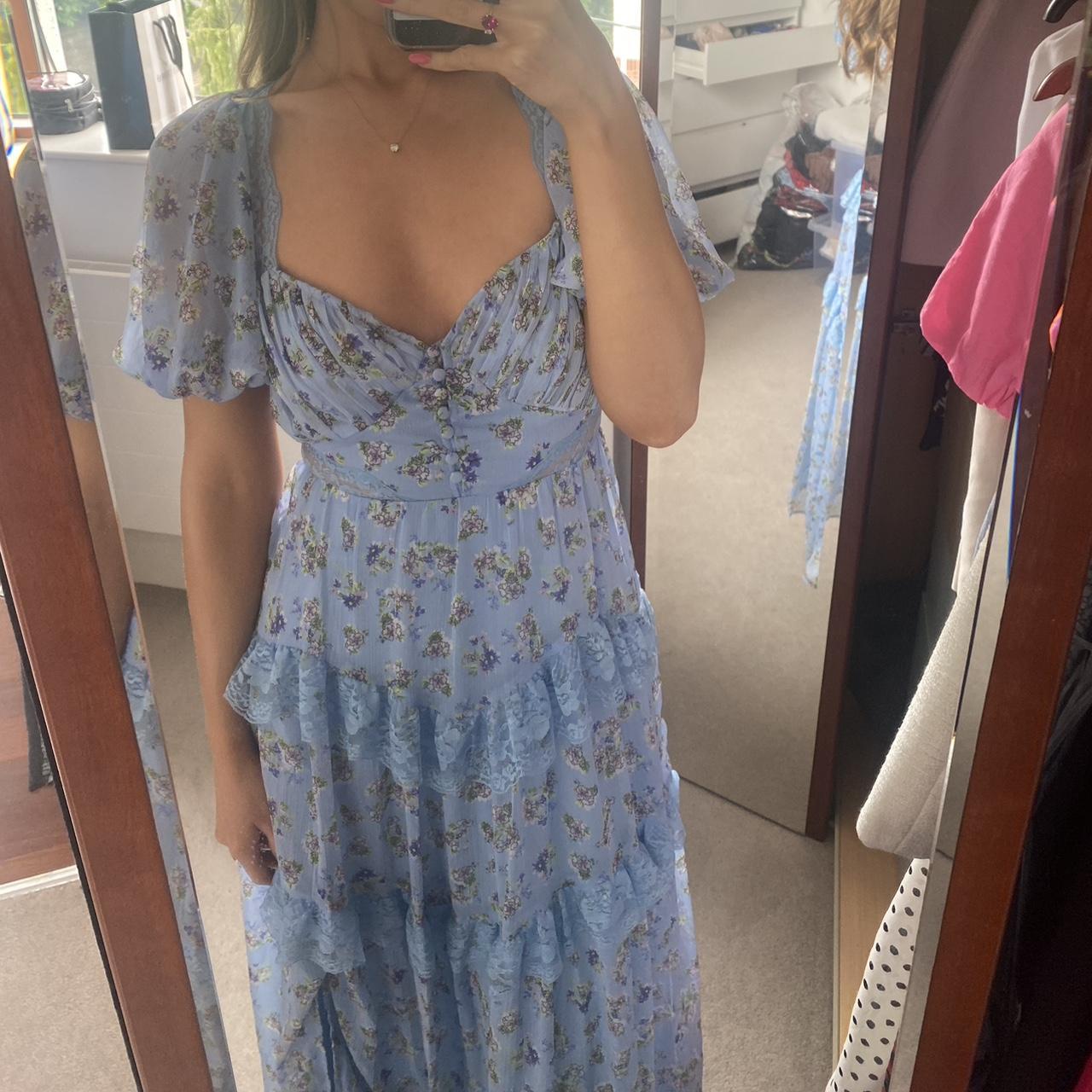 ASOS Design Women's Blue Dress | Depop