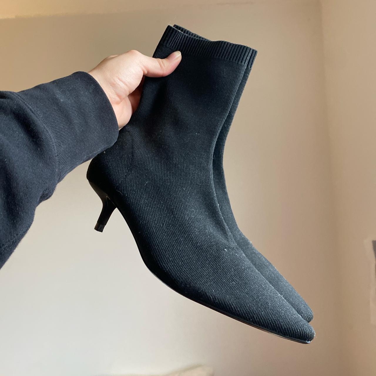 Zara sock kitten heels! Super chic but I haven’t... - Depop