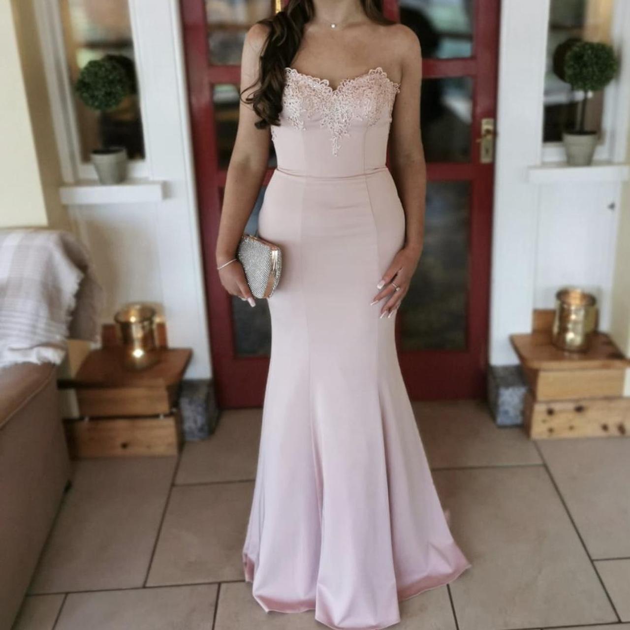 Baby pink debs dress fashion