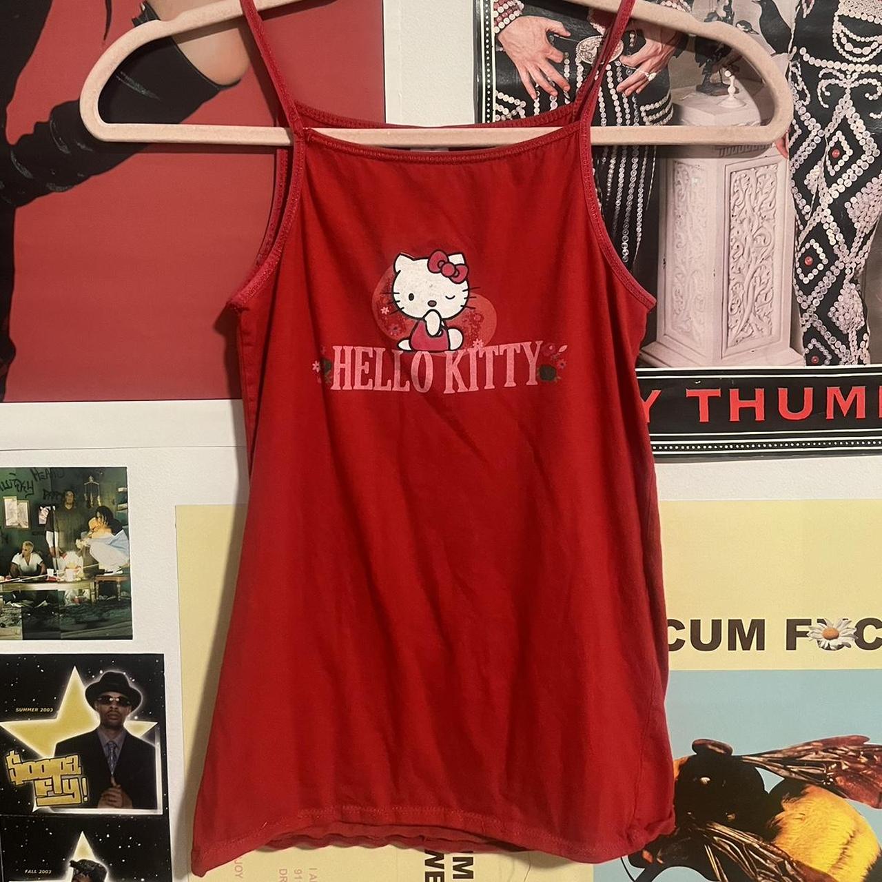 hello kitty tank top!! this is in wonderful... Depop