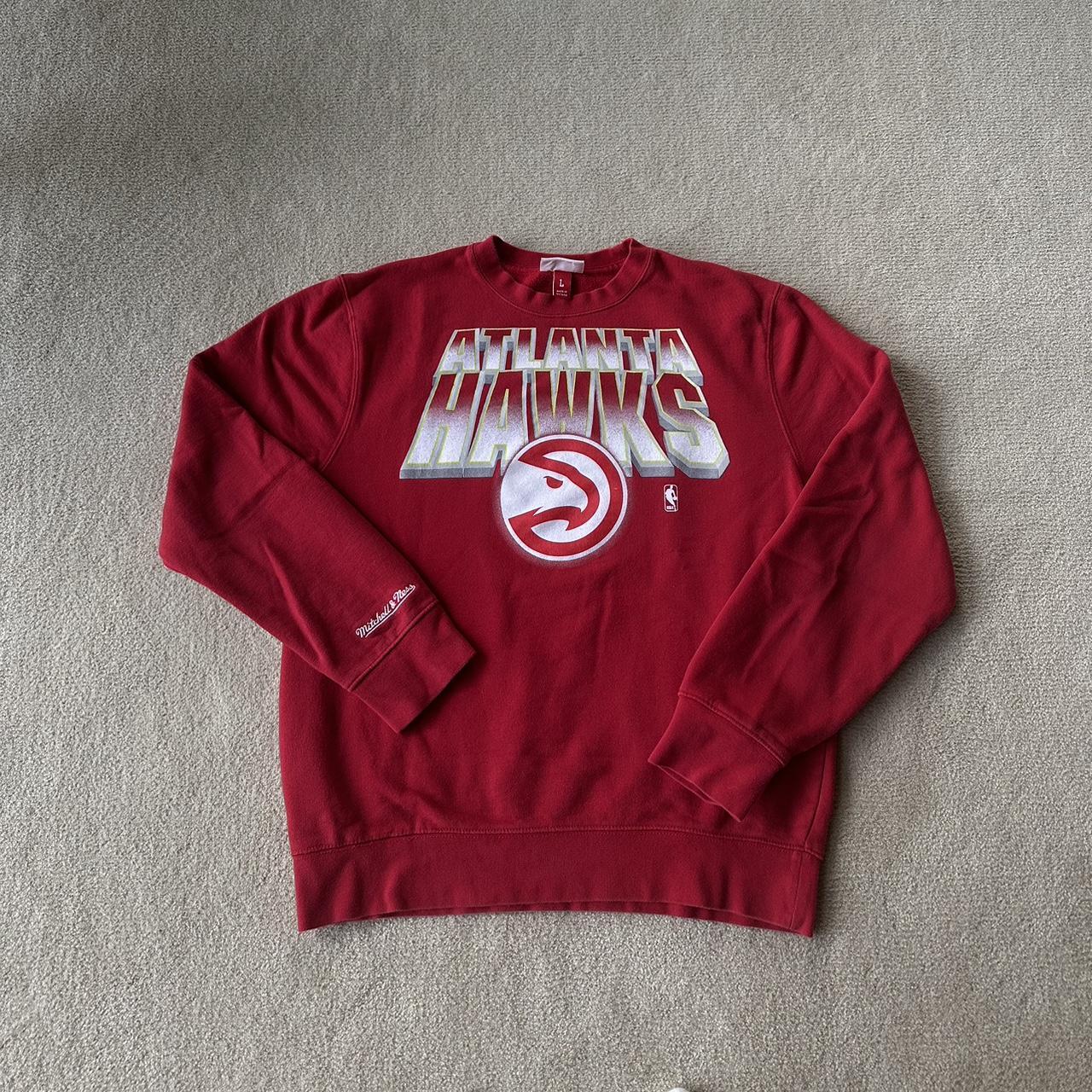 Mitchell and Ness Atlanta Falcons sweatshirt good - Depop