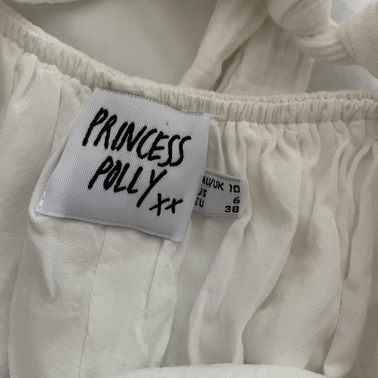 NWOT Princess Polly Lets Dance White Mini Dress Depop