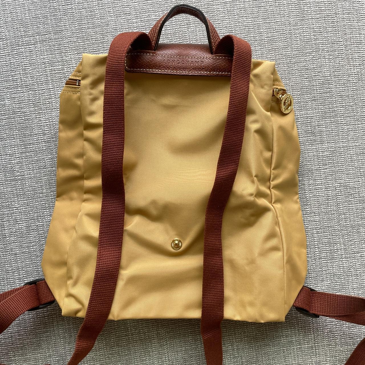 Yellow sales longchamp backpack