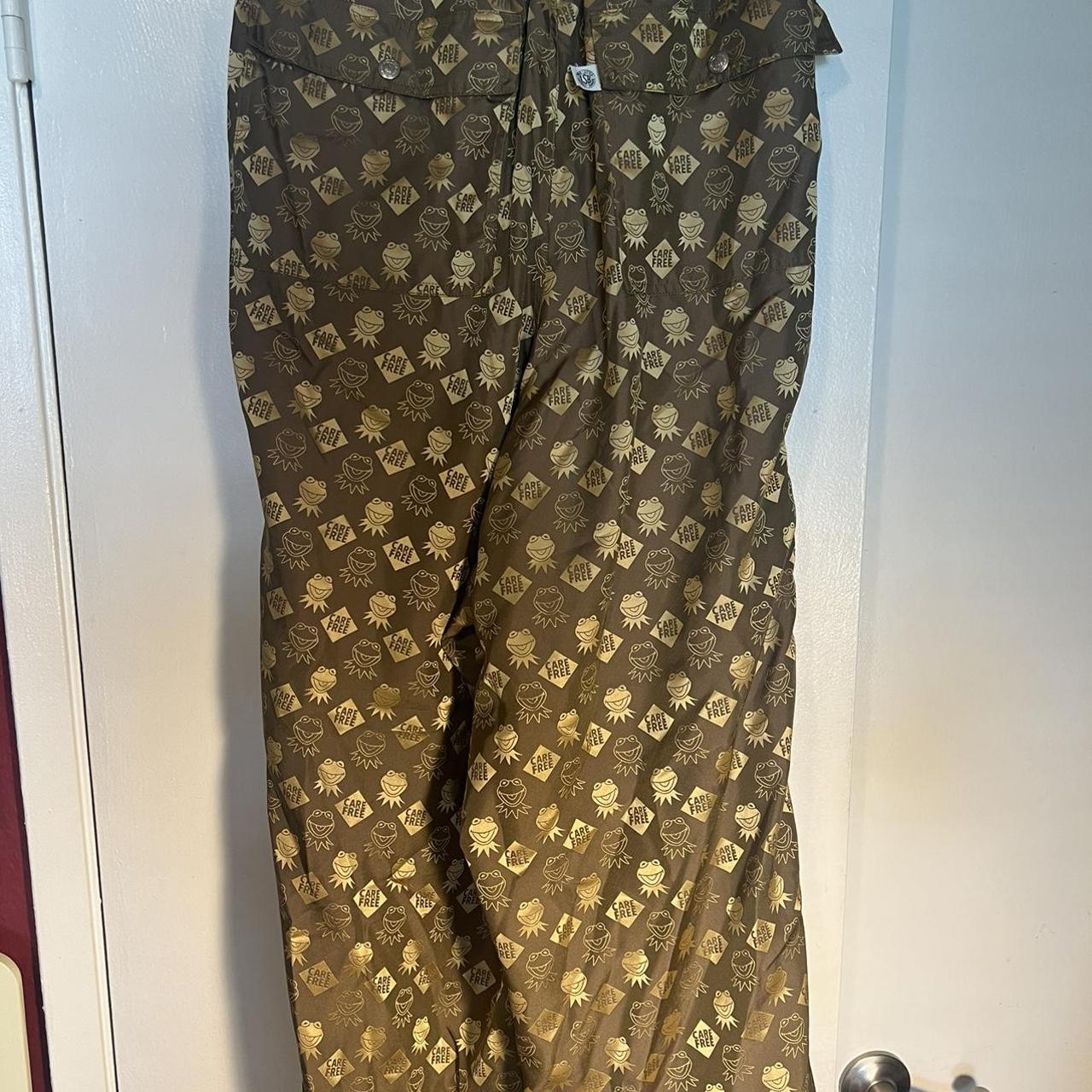 Little Sunny Bite Women's Tan and Gold Trousers (7)