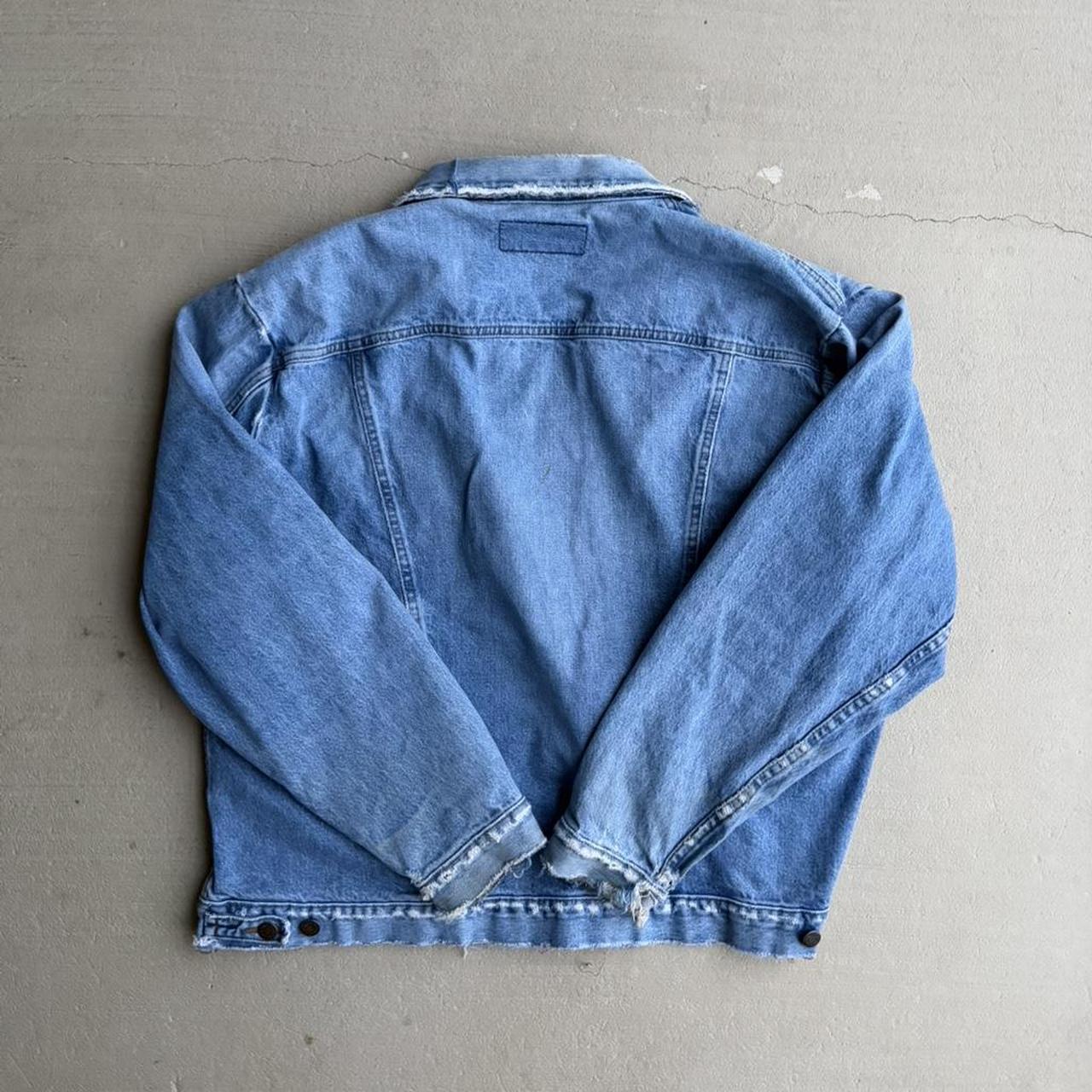 Wrangler Men's Jacket - Blue - XL – 90s blue deni… - image 8