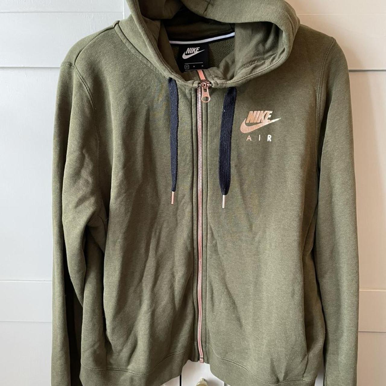 khaki nike hoodie womens