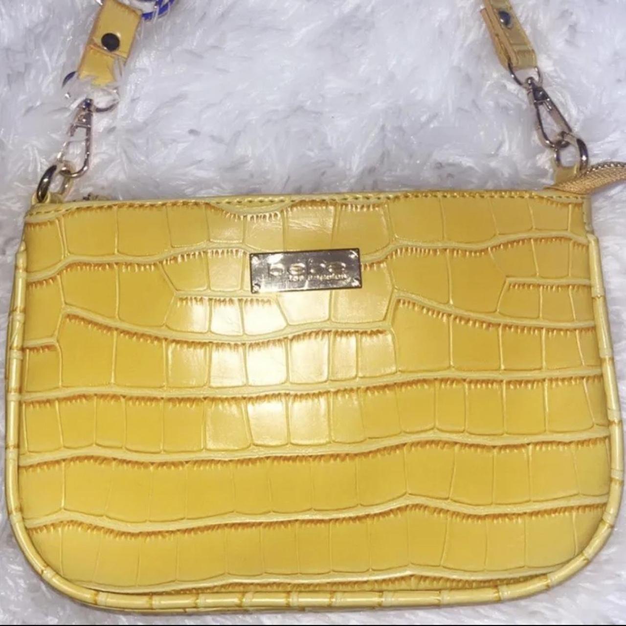 Yellow bebe purse sale