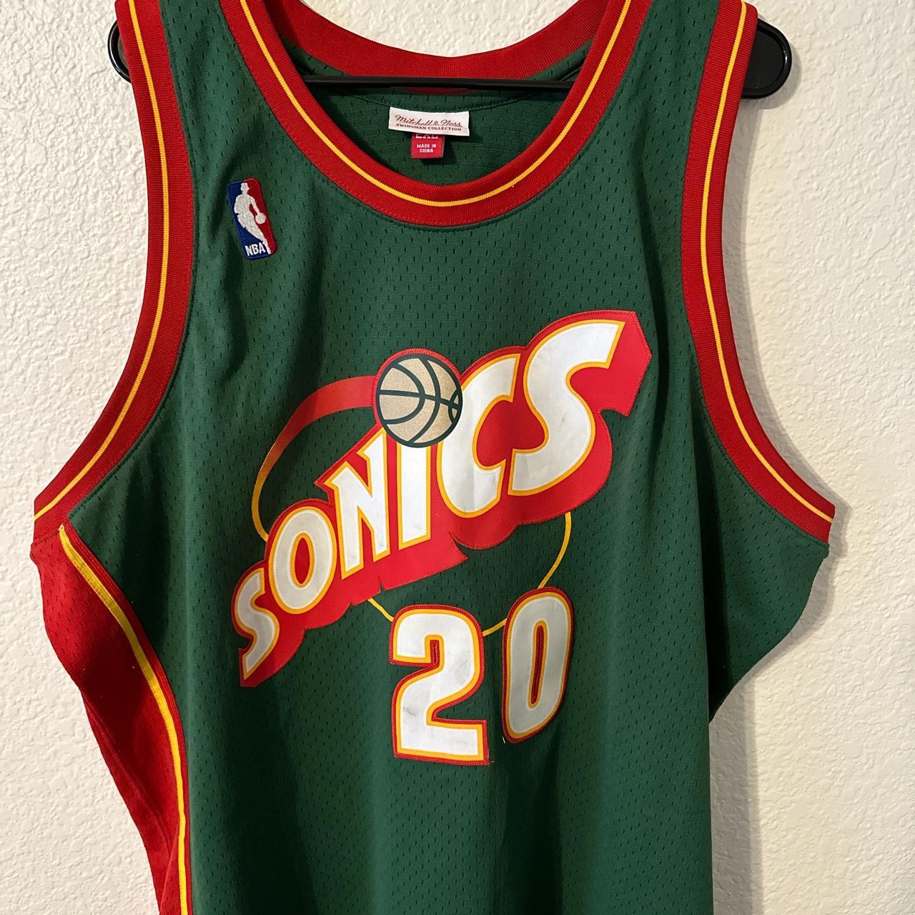 1995-96 Gary Payton NBA sonics jersey. Great... - Depop