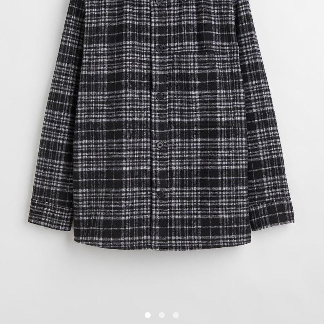 H&m Check Wool Blend Overshirt Buy H&M Overshirt Online ZALORA