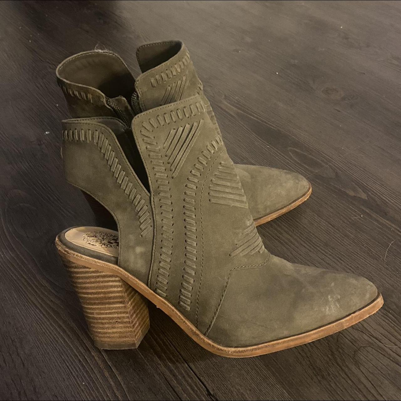 vince camuto grey booties