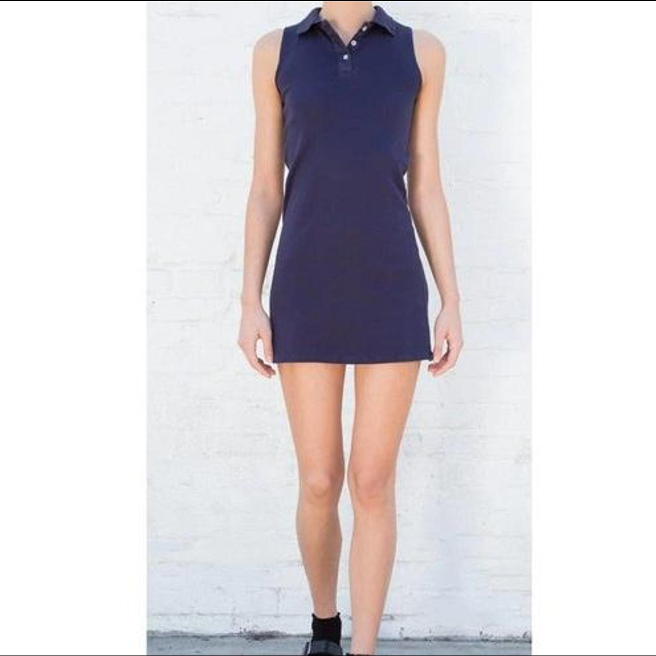 brandy melville navy blue mini dress caroline... Depop
