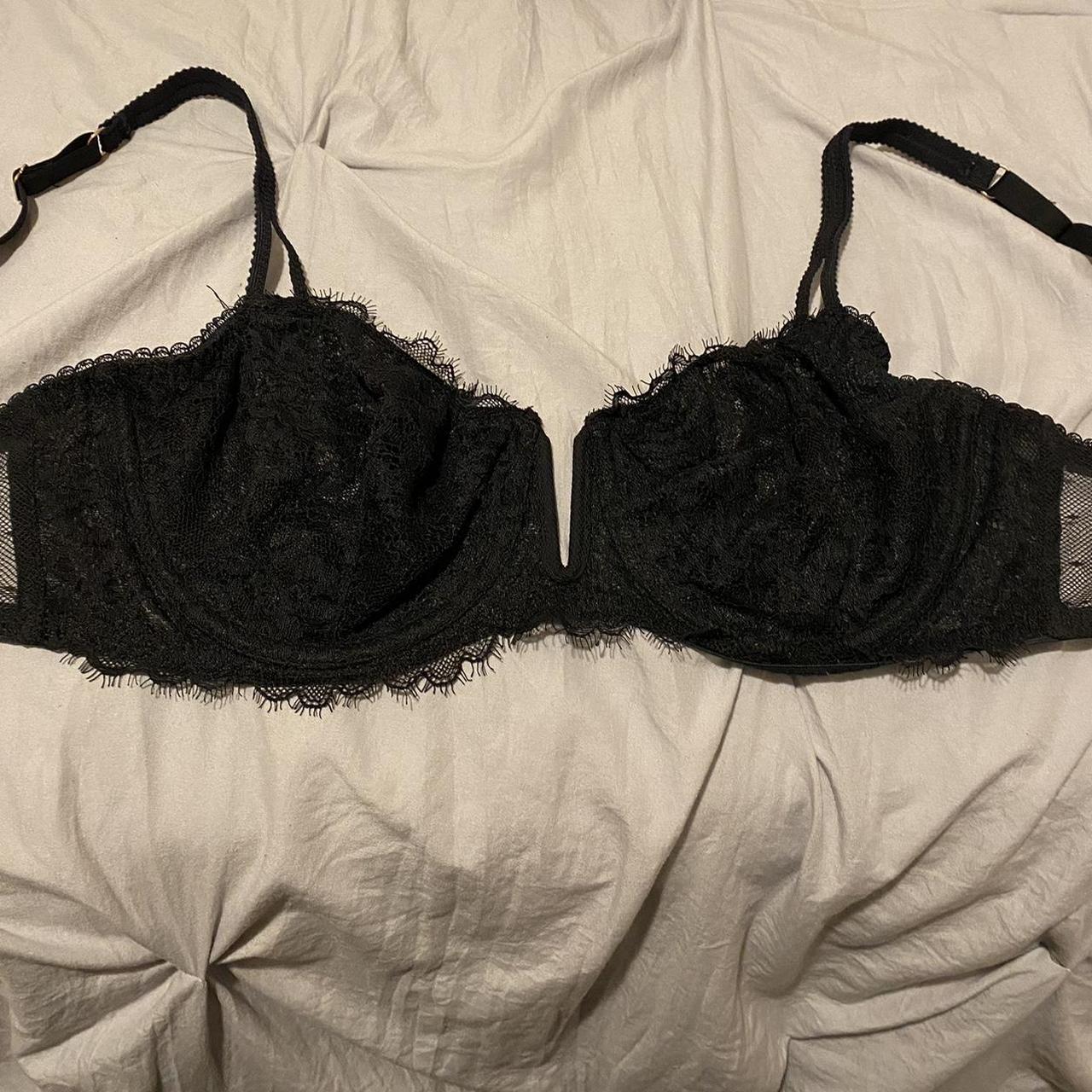 Black bra-lingerie - Depop
