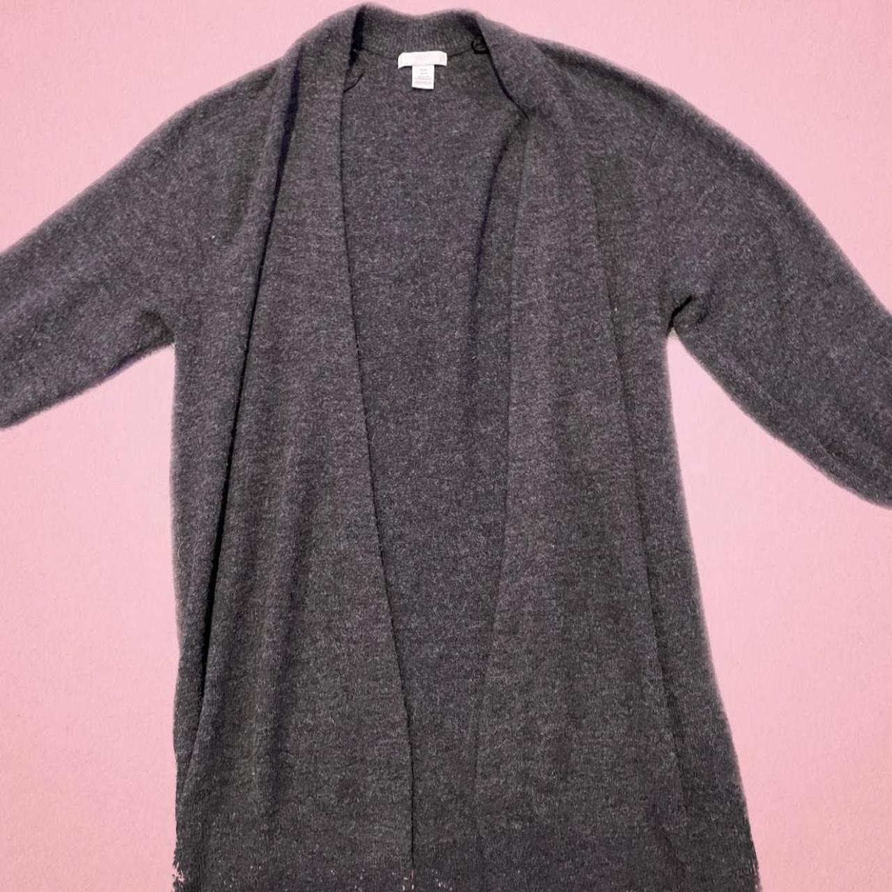 Dark grey cardigan can fit size S-XL Brand:... - Depop
