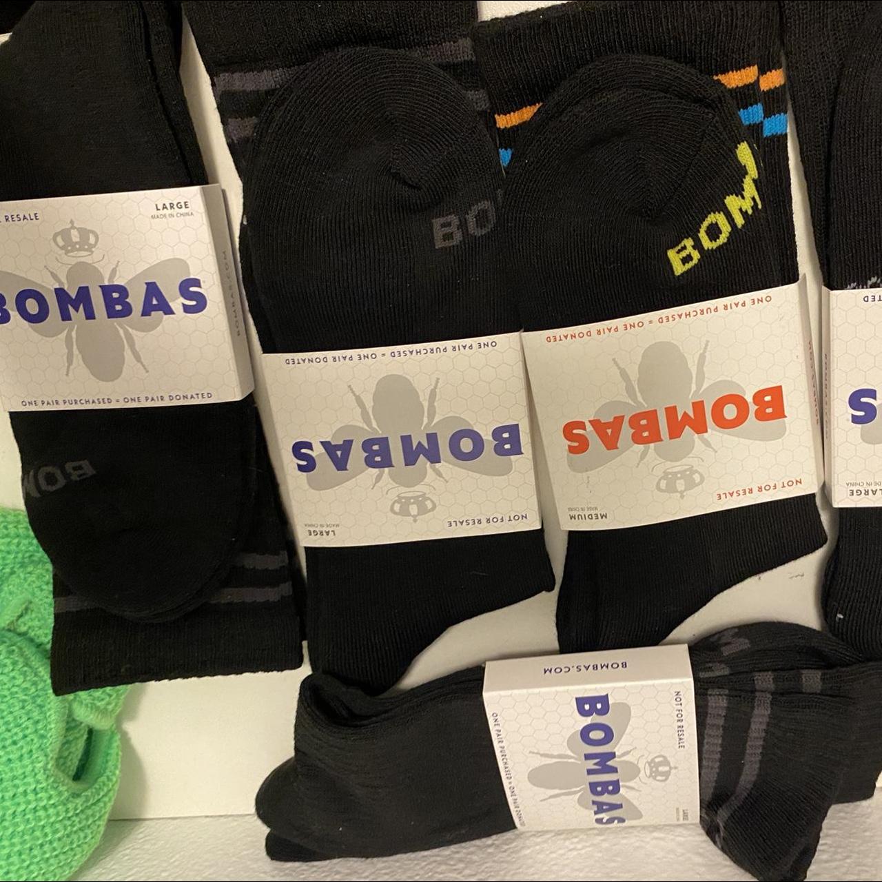 Bombas bee socks 4 size large black pairs 1 medium... Depop